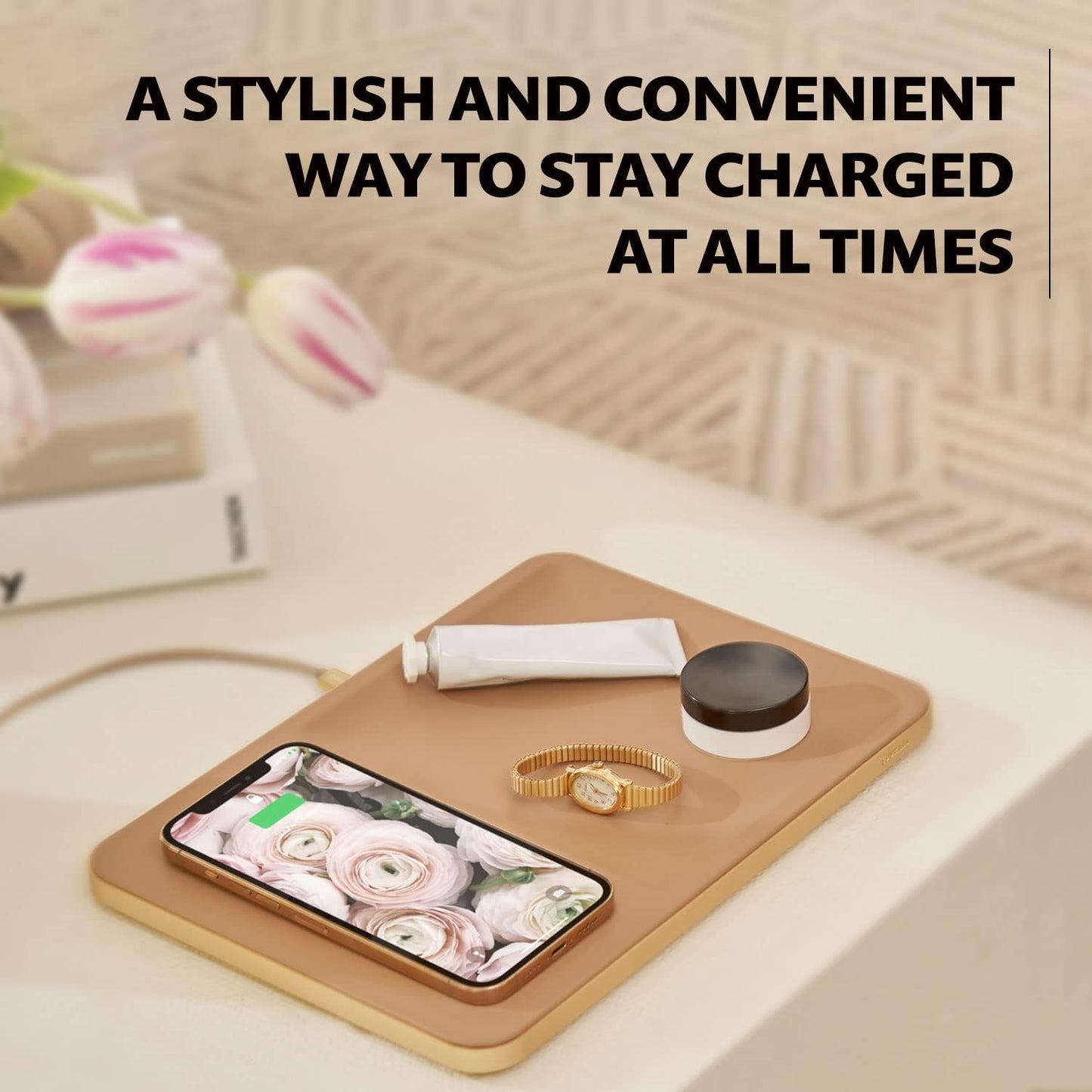CATCH:3 ITALIAN LEATHER CHARGING TRAY
