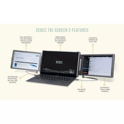 XEBEC Tri-Screen 2 Travel Bundle