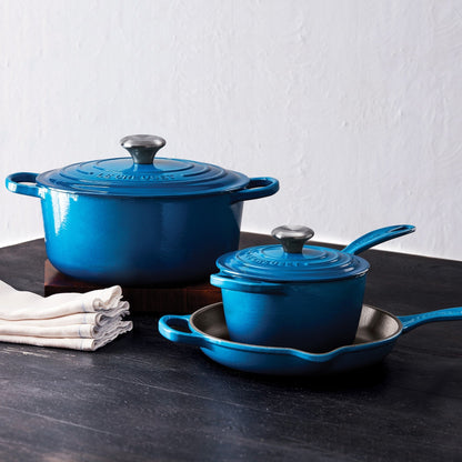 5PC CAST IRON COOKWARE SET